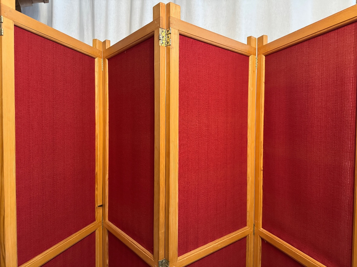 Paravents attribue à Charlotte Perriand-photo-4