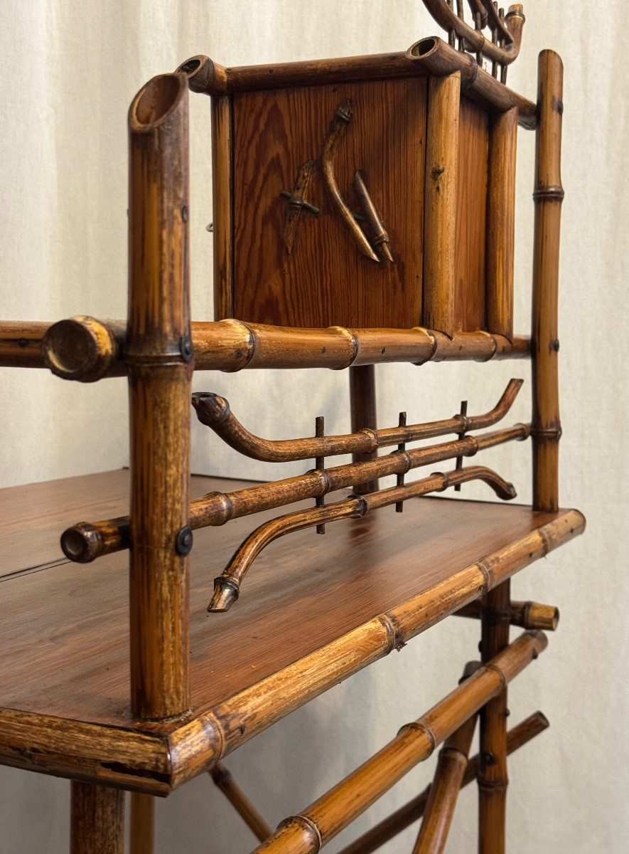 Bureau en bambou d’époque Napoléon III-photo-4