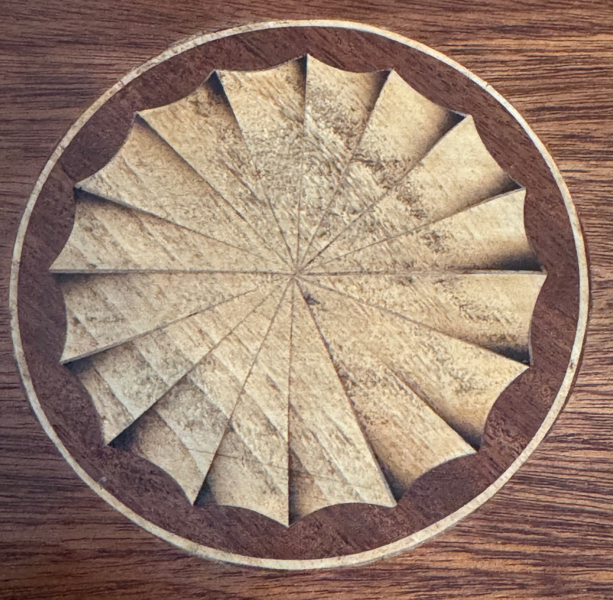 Mahogany Rotating Bookcase-photo-3