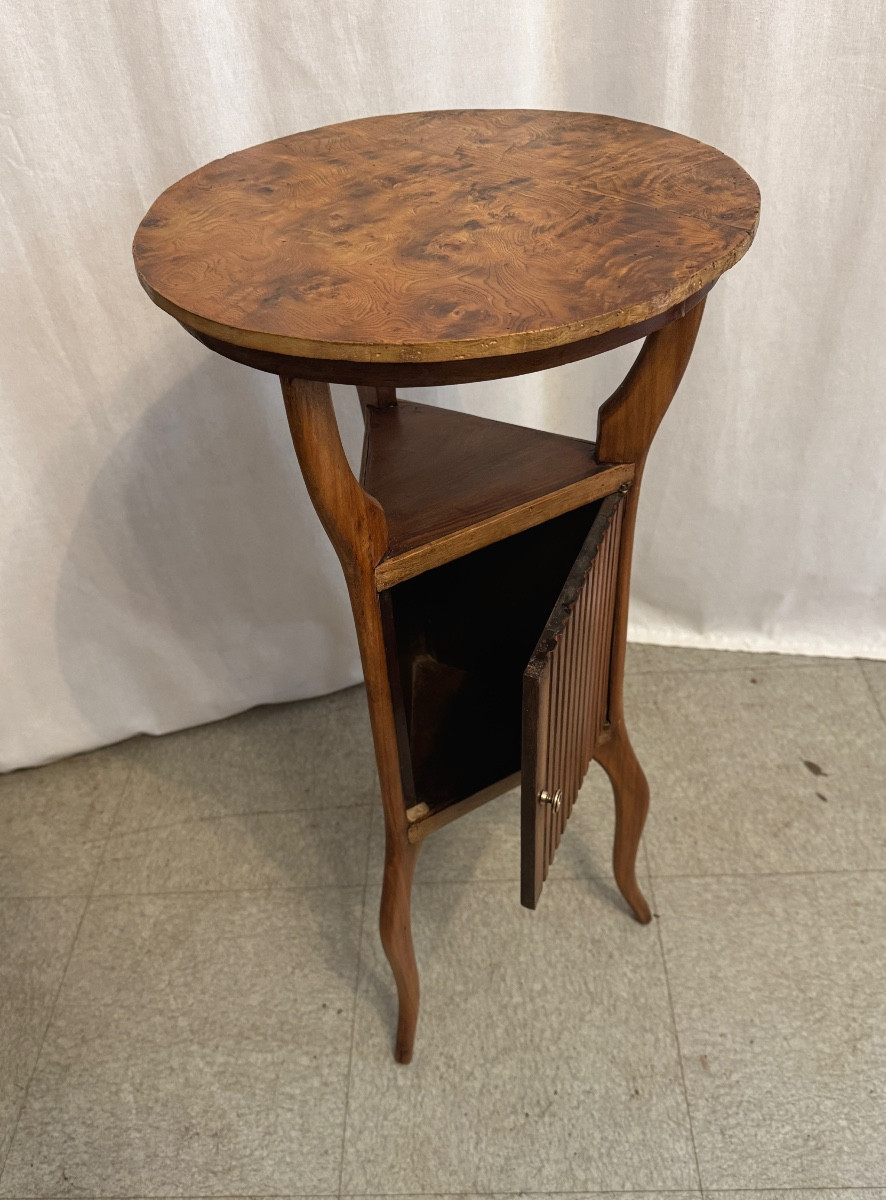 Tripod Side Table/pedestal Table-photo-4