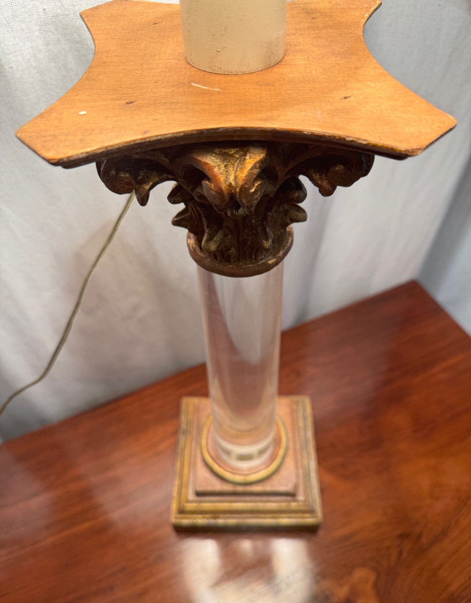 Corinthian Plexiglass Lamp-photo-6