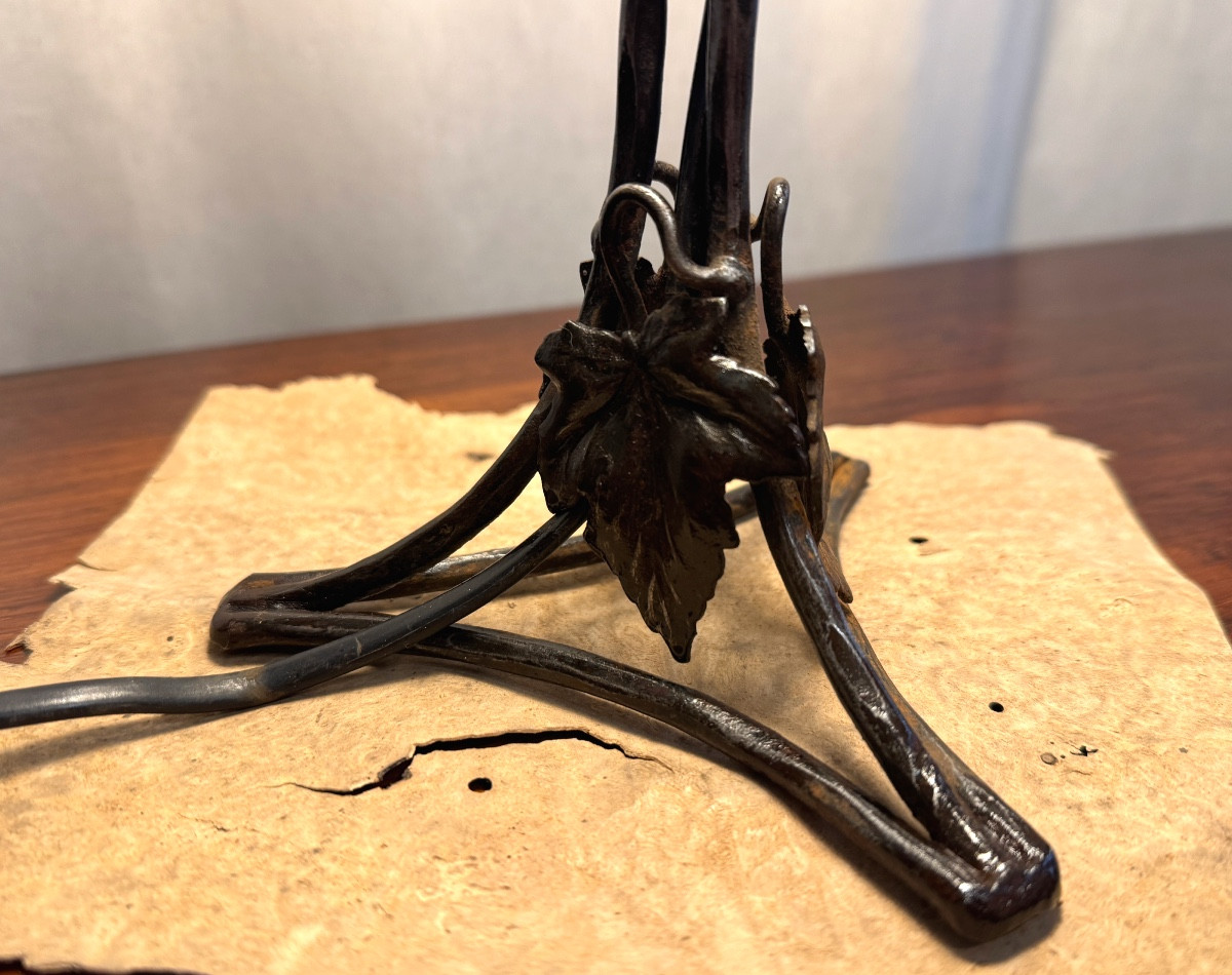 Lampe gratte-ciel d’époque Art Deco-photo-2