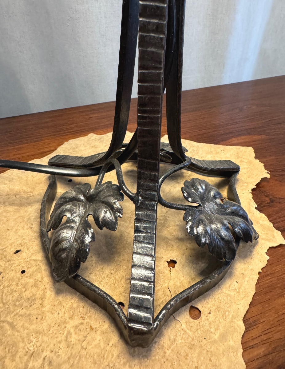 Lampe à l’oiseau d’époque Art Deco-photo-3