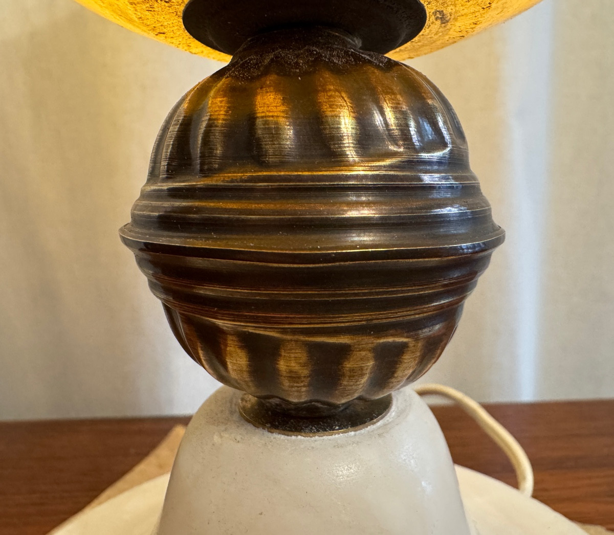 Lampe Medicis en albâtre-photo-3