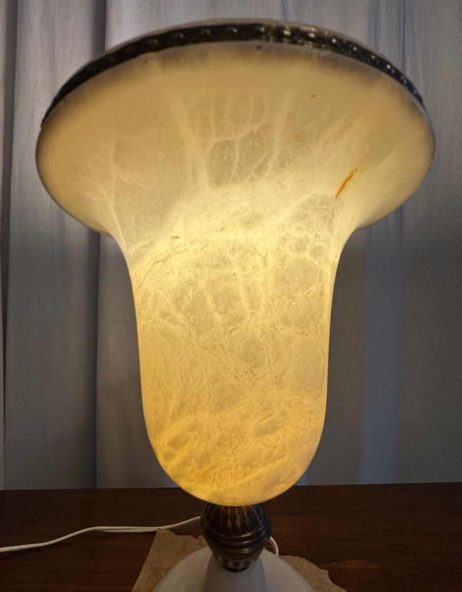 Lampe Medicis en albâtre-photo-1