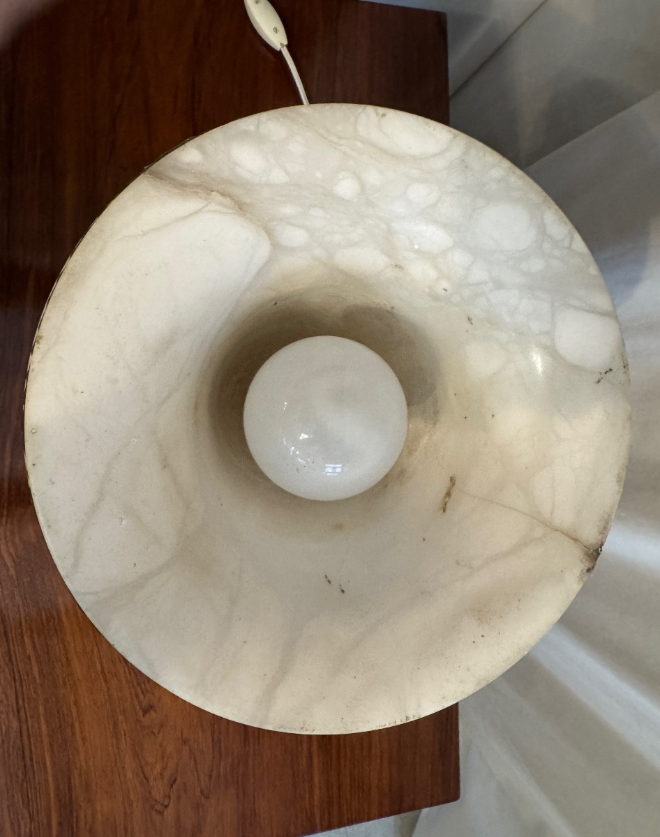 Lampe Medicis en albâtre-photo-2