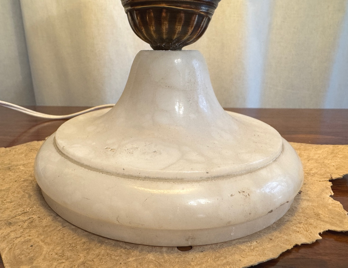 Lampe Medicis en albâtre-photo-5