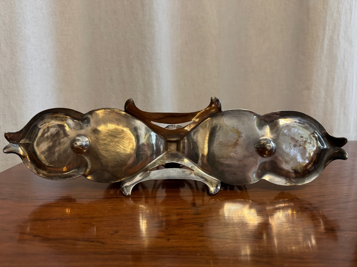Huilier vinaigrier d’époque Art nouveau-photo-7