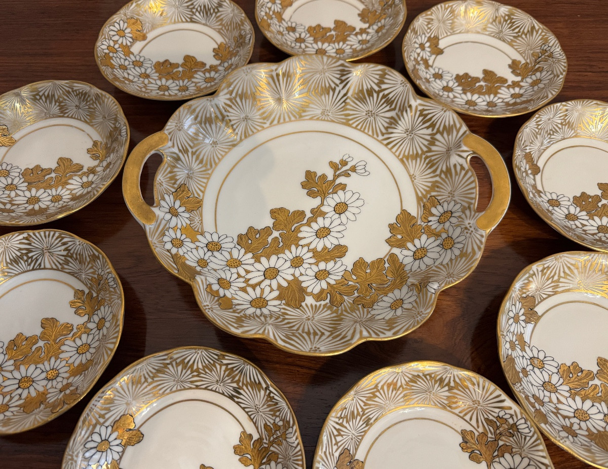 Service à dessert en porcelaine de Limoges Haviland-photo-2