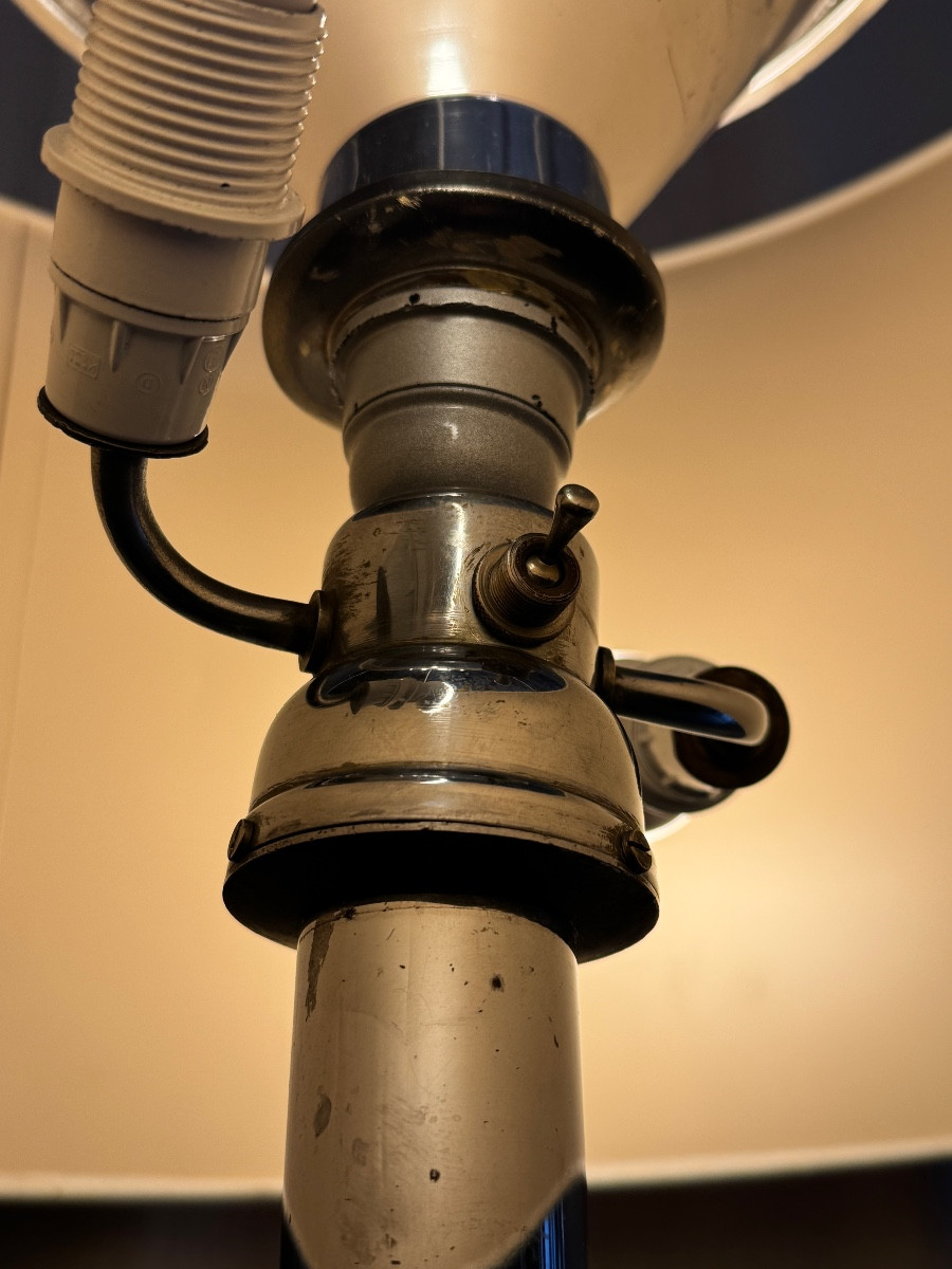 Guéridon lampadaire d’époque Art Déco-photo-3