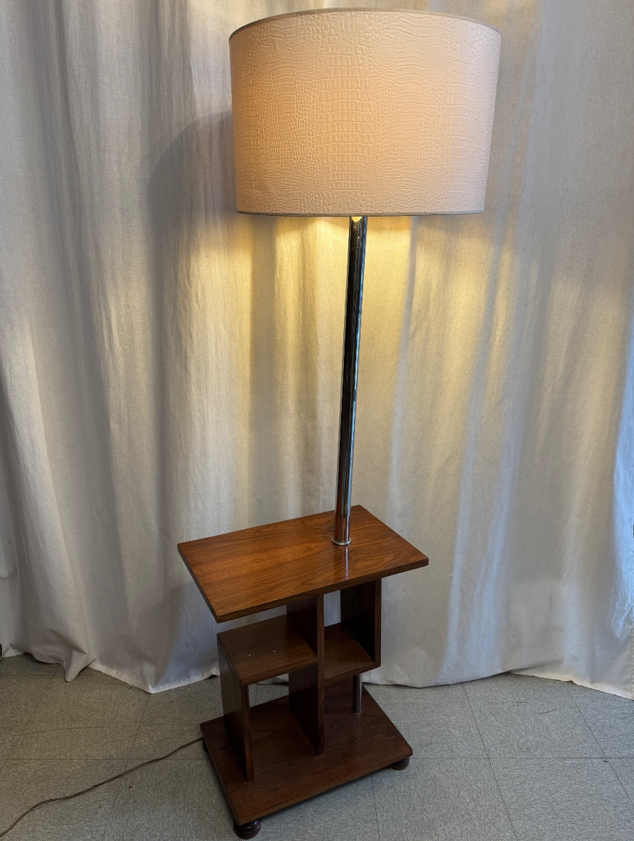 Guéridon lampadaire d’époque Art Déco