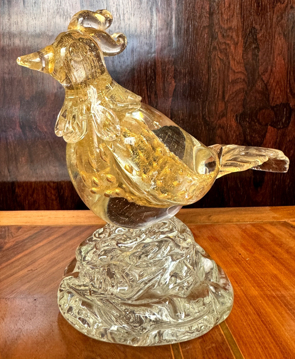 Murano Crystal Rooster-photo-4