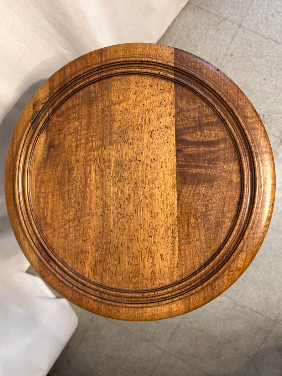 Restoration Period Pedestal Table/side Table-photo-2