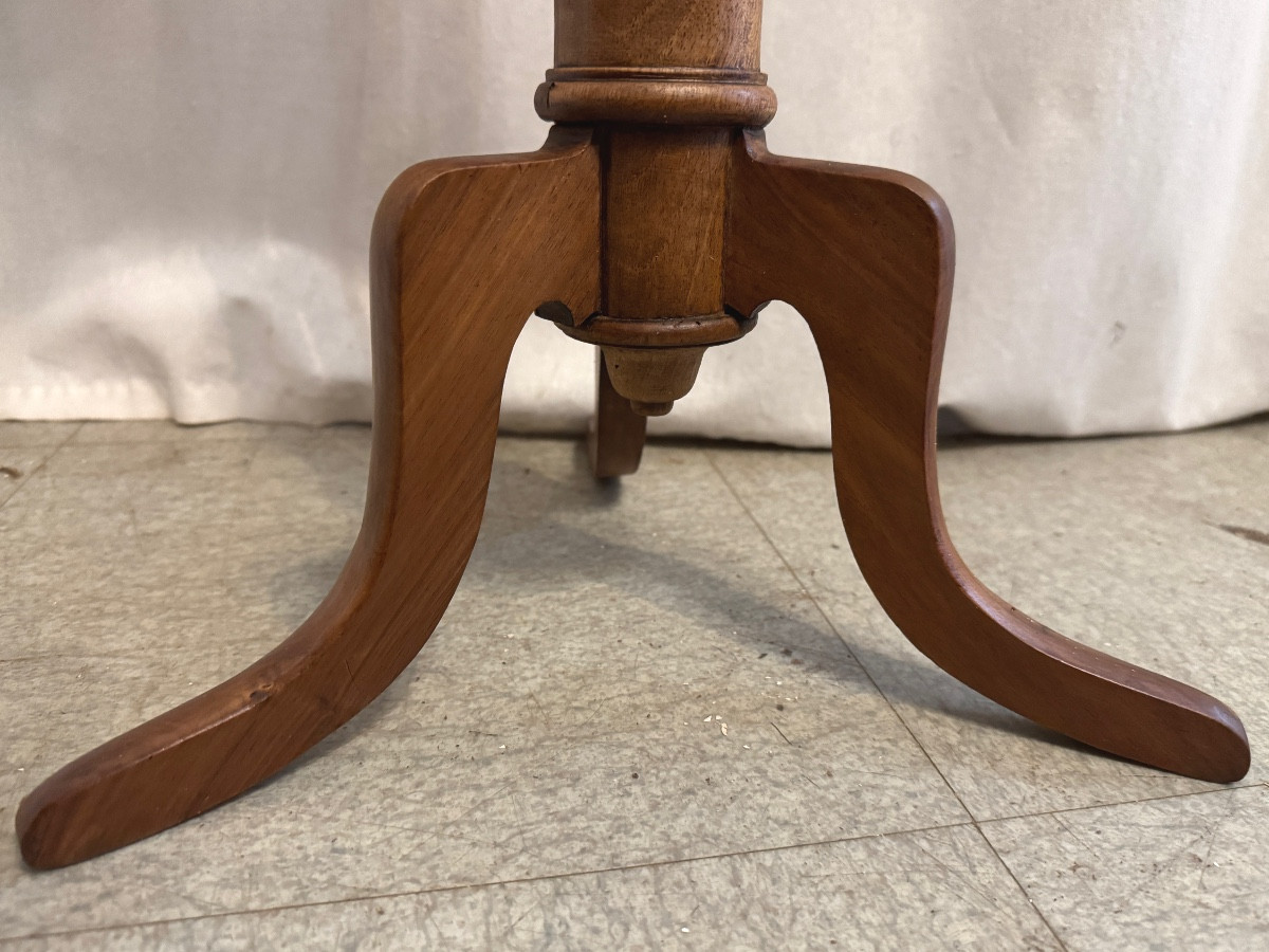 Restoration Period Pedestal Table/side Table-photo-3