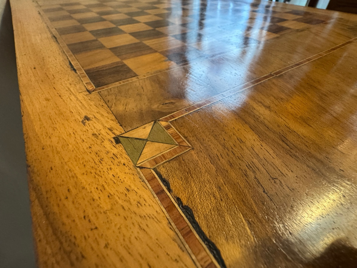 Gaming Table Attributed To Hache-photo-4