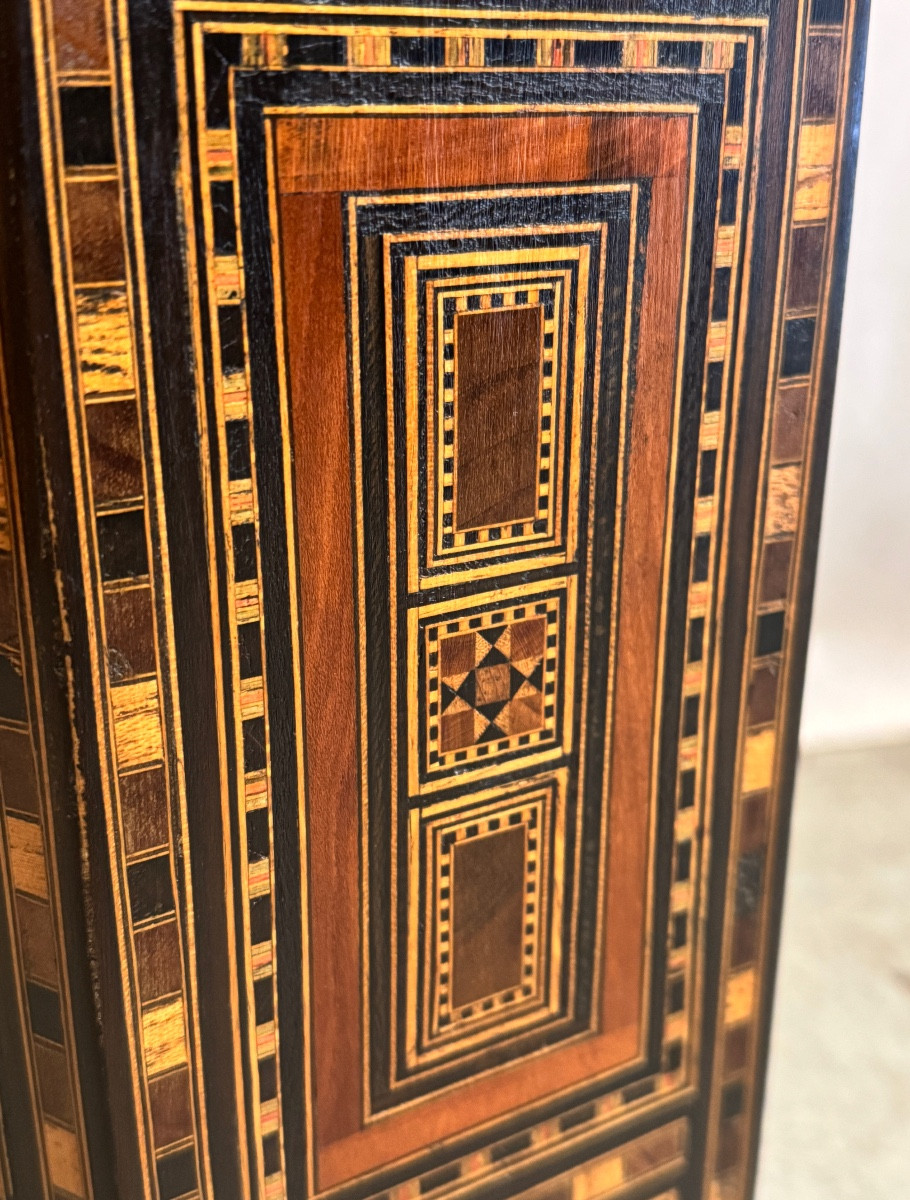 Tabouret mosaïque d’époque Art Déco-photo-4