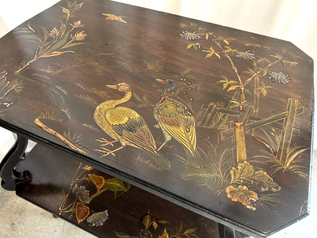 Lacquered Tea Table By Louis Majorelle-photo-3