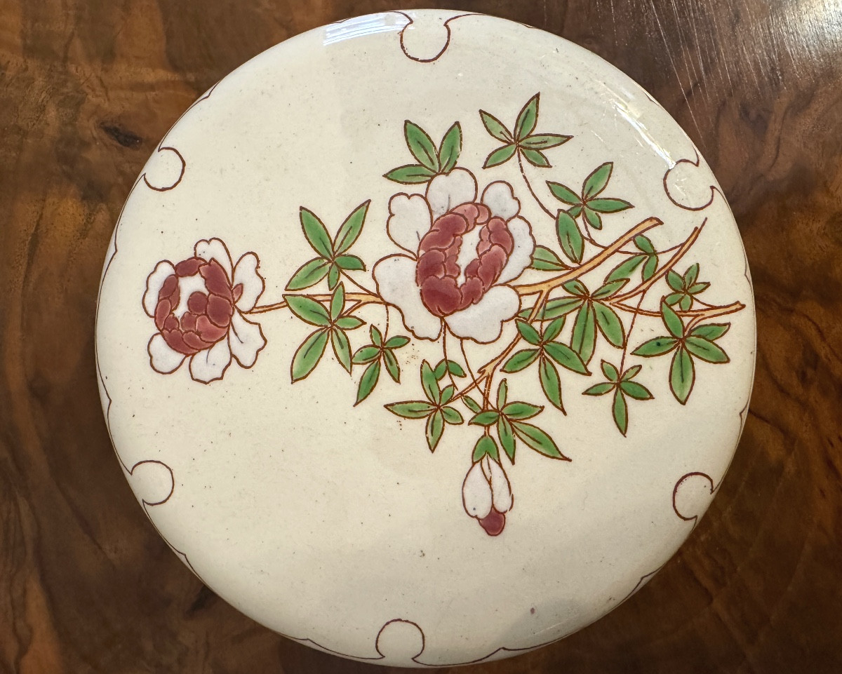 Bonbonnière Longwy d’époque 1900-photo-2