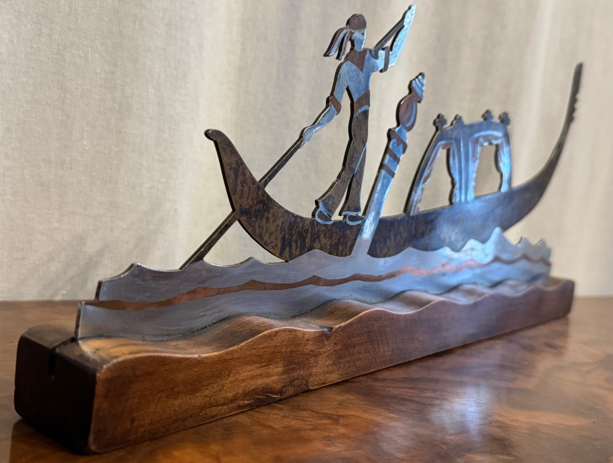 La gondole à Venise d' époque art déco-photo-4