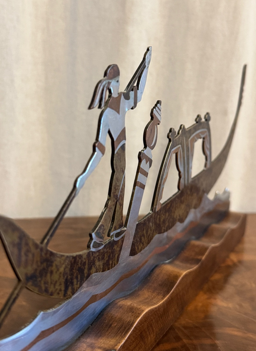 La gondole à Venise d' époque art déco-photo-5