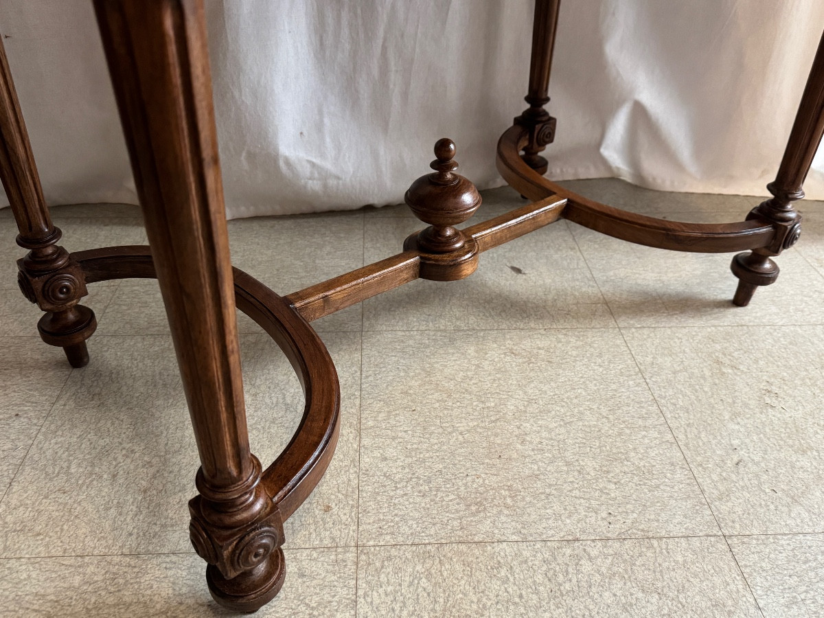 Bureau Louis XIII à entrejambe en « X »-photo-4