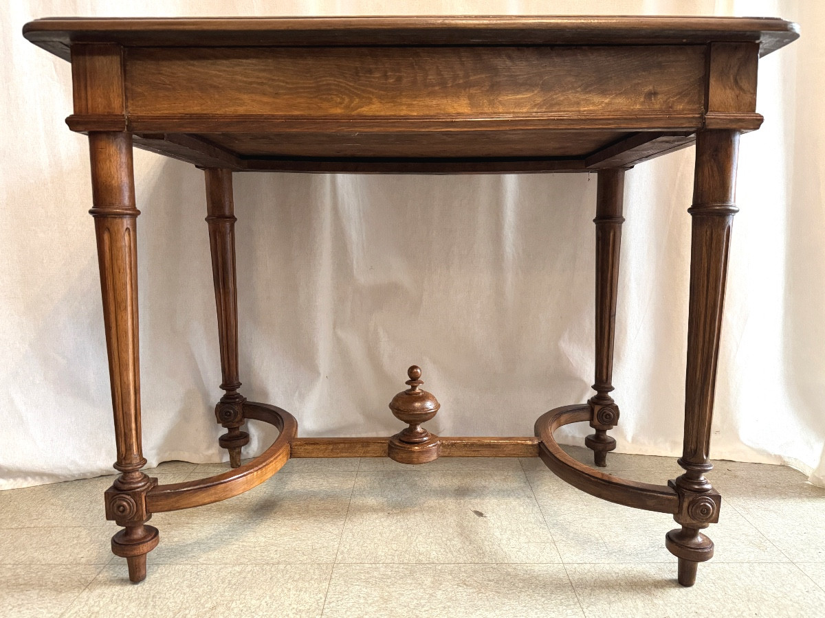 Bureau Louis XIII à entrejambe en « X »-photo-6