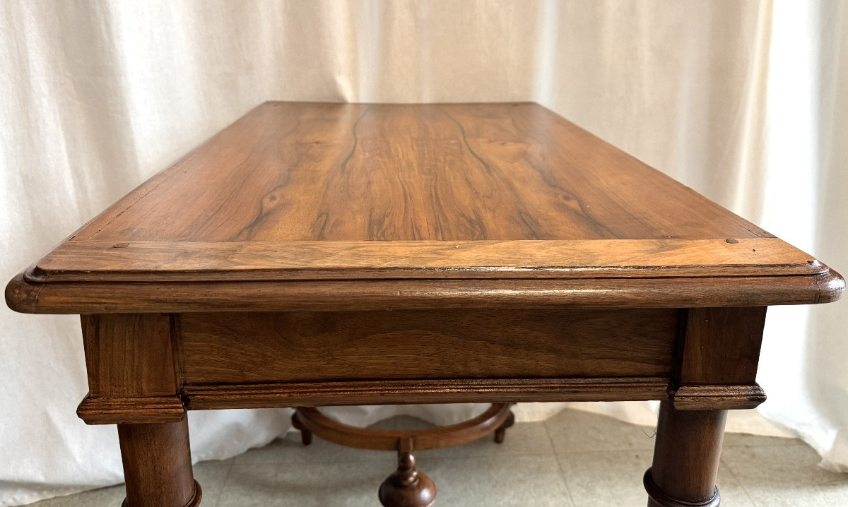 Bureau Louis XIII à entrejambe en « X »-photo-7