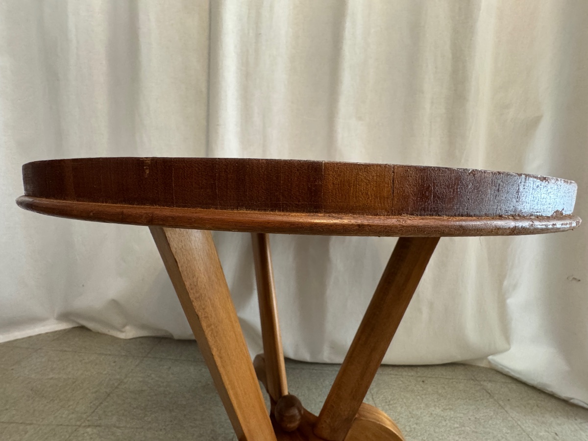 Side Table Attributed To Leleu-photo-1