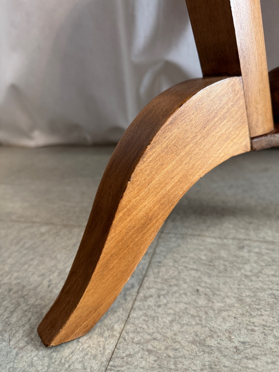 Side Table Attributed To Leleu-photo-6