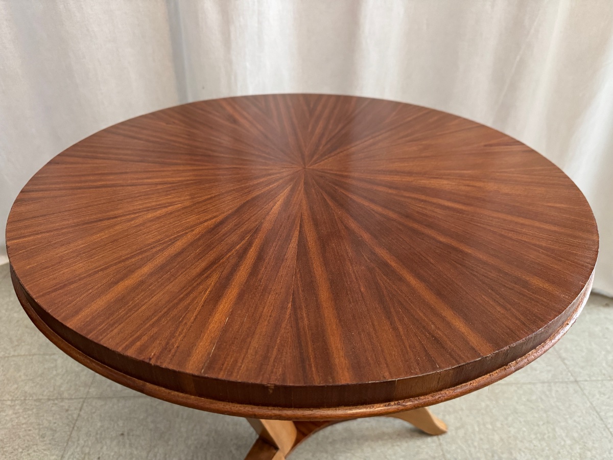 Side Table Attributed To Leleu-photo-8