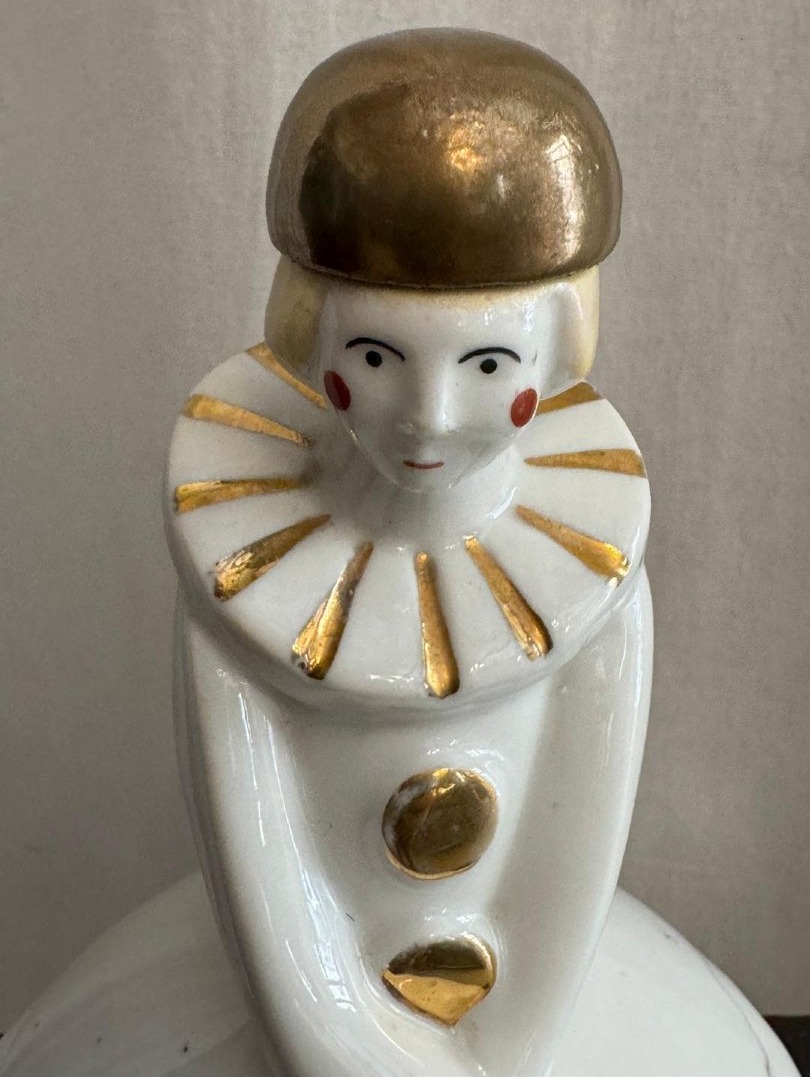 Bouteille colombine d’époque Art Déco Robj ?-photo-4
