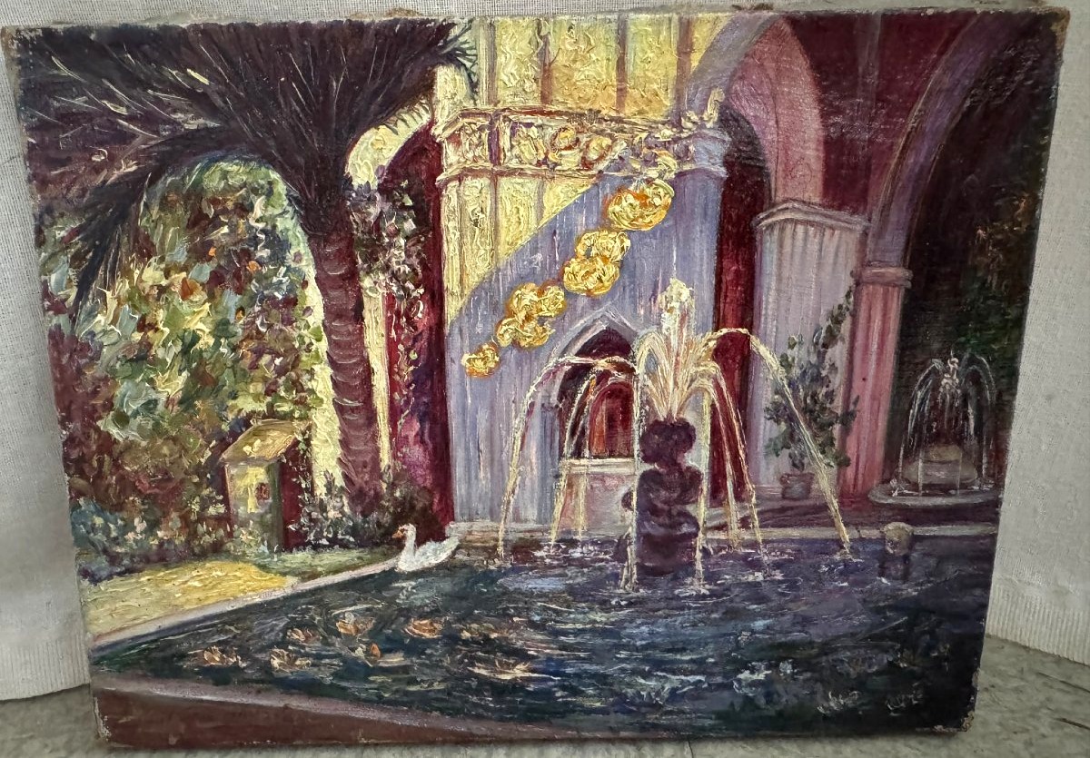La fontaine aux arcades