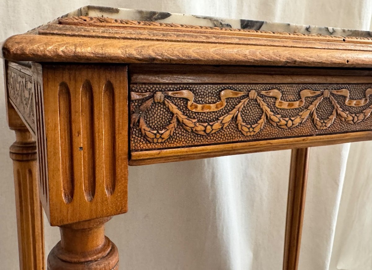 Vintage Art Deco Side Table-photo-2