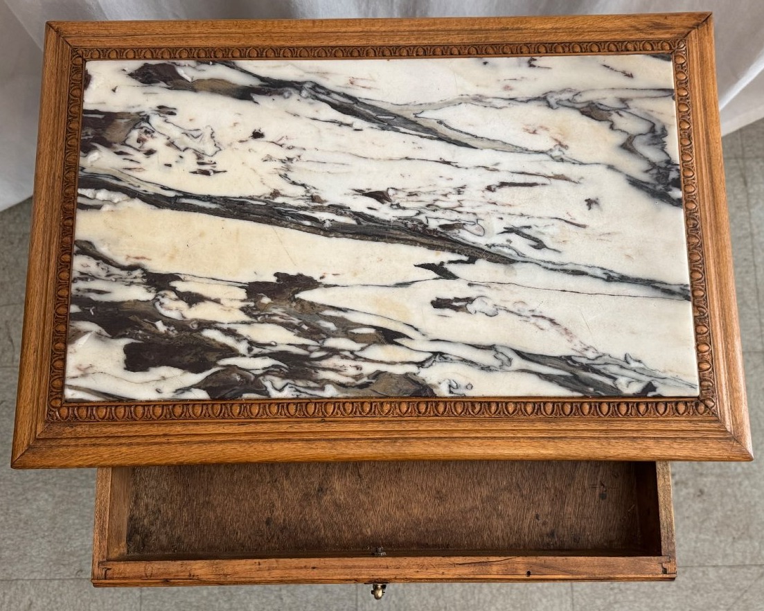 Vintage Art Deco Side Table-photo-4