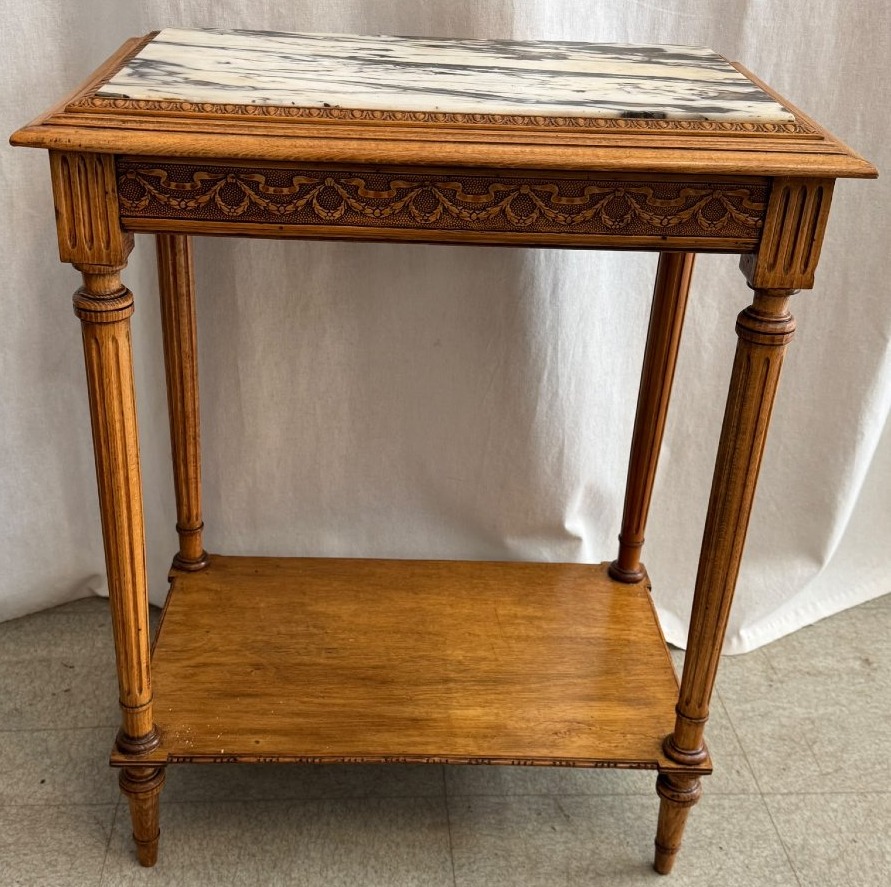 Vintage Art Deco Side Table-photo-3