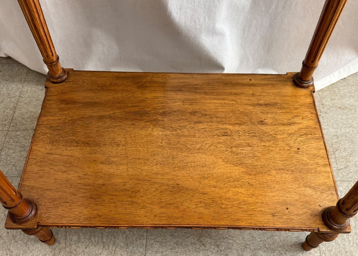 Vintage Art Deco Side Table-photo-6