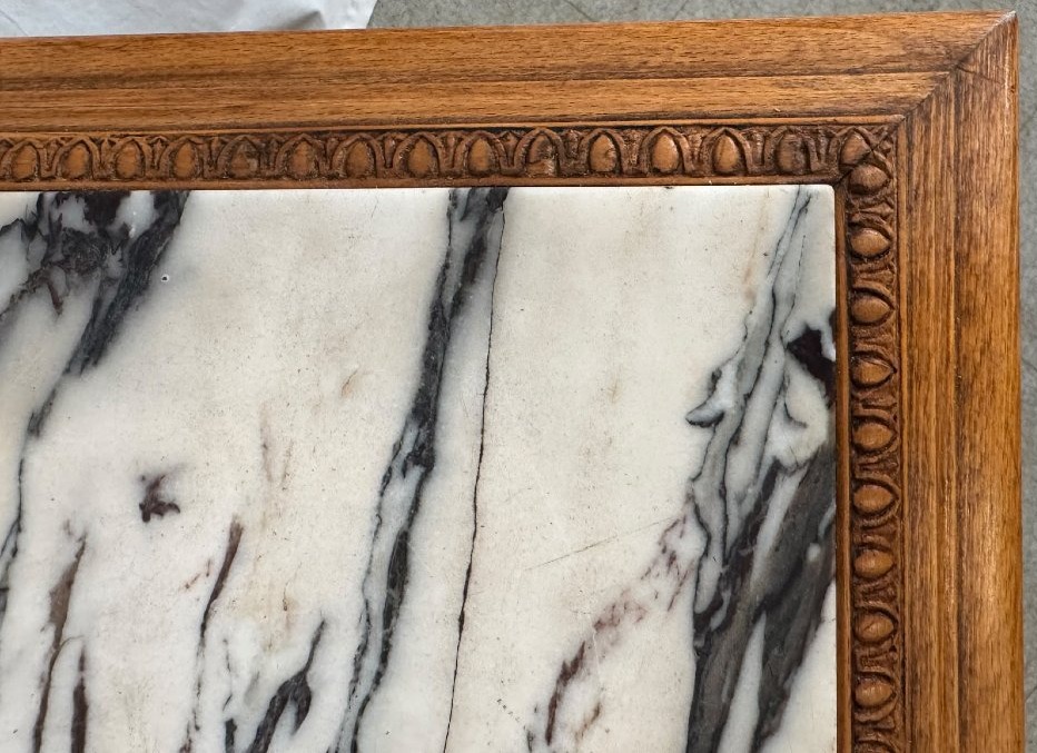 Vintage Art Deco Side Table-photo-8