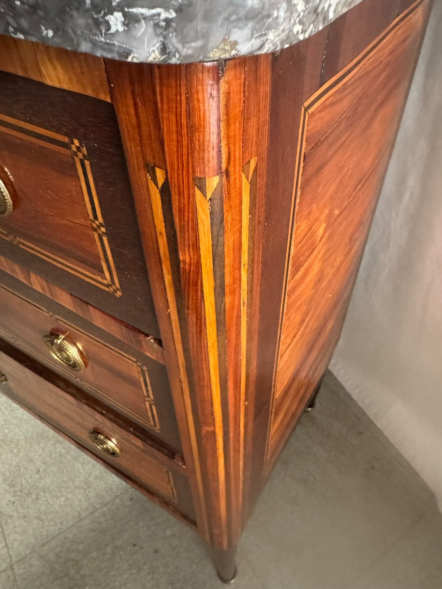 18th-century Half-height Chest Of Drawers-photo-2