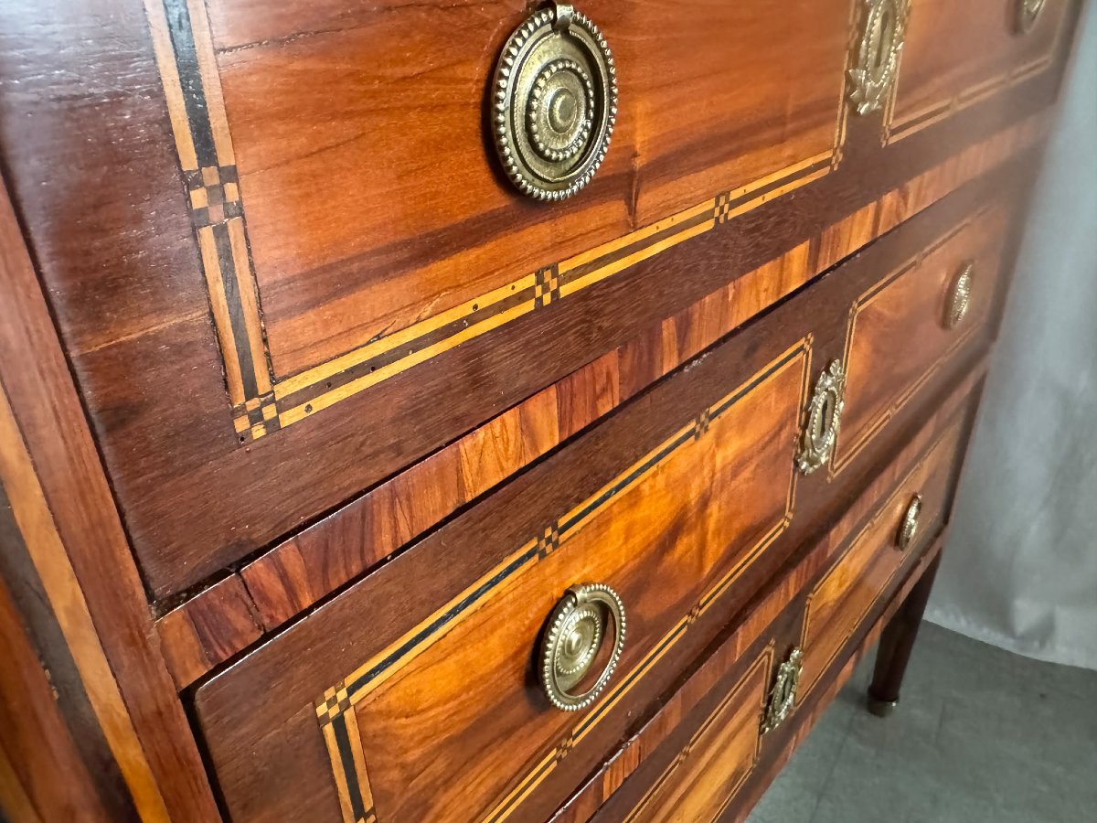 18th-century Half-height Chest Of Drawers-photo-4