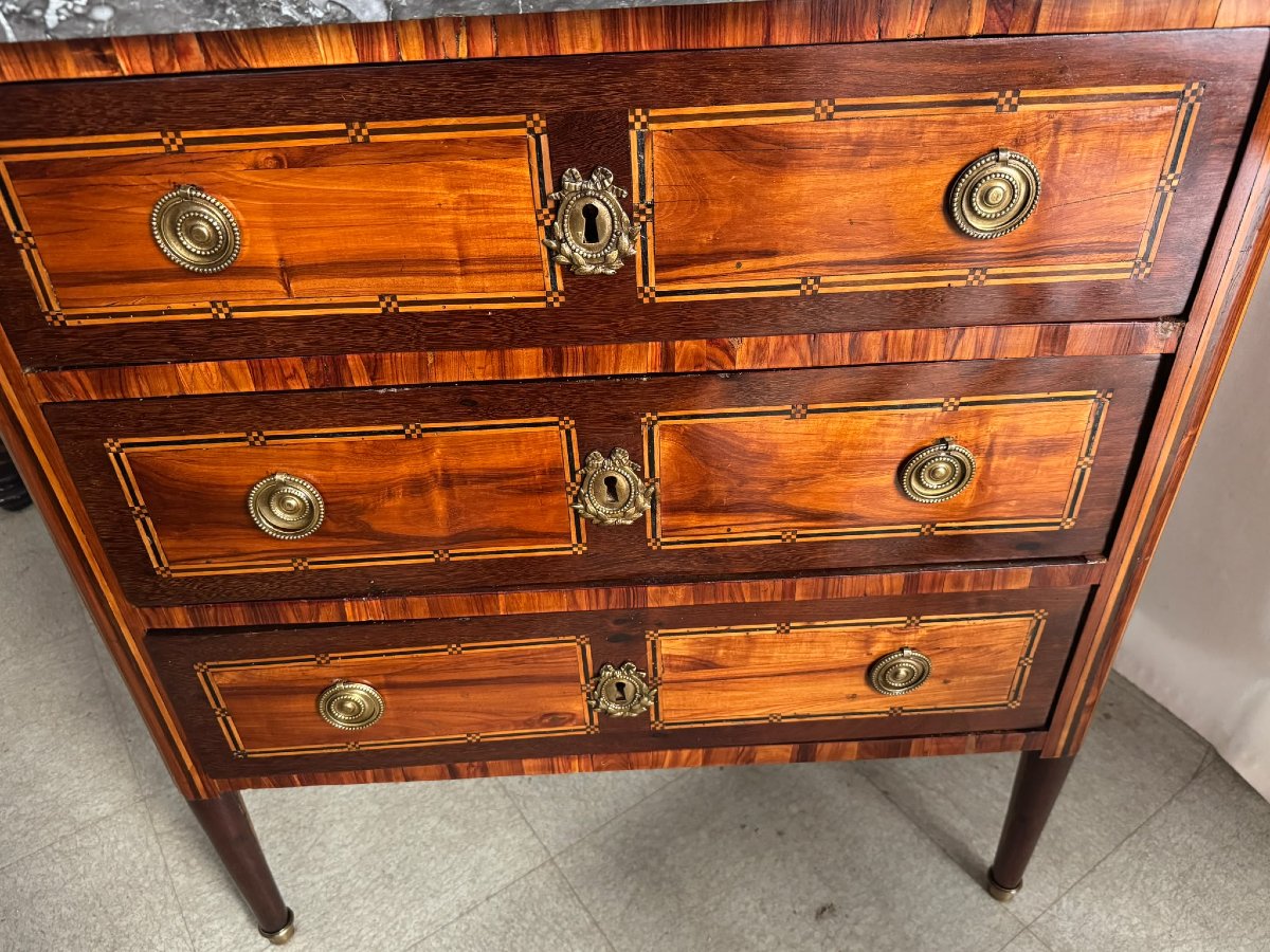 18th-century Half-height Chest Of Drawers-photo-4