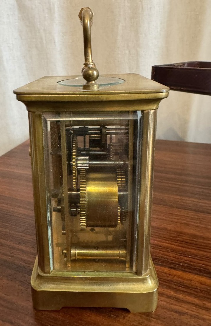 Pendule d'officier dans son écrin-photo-1