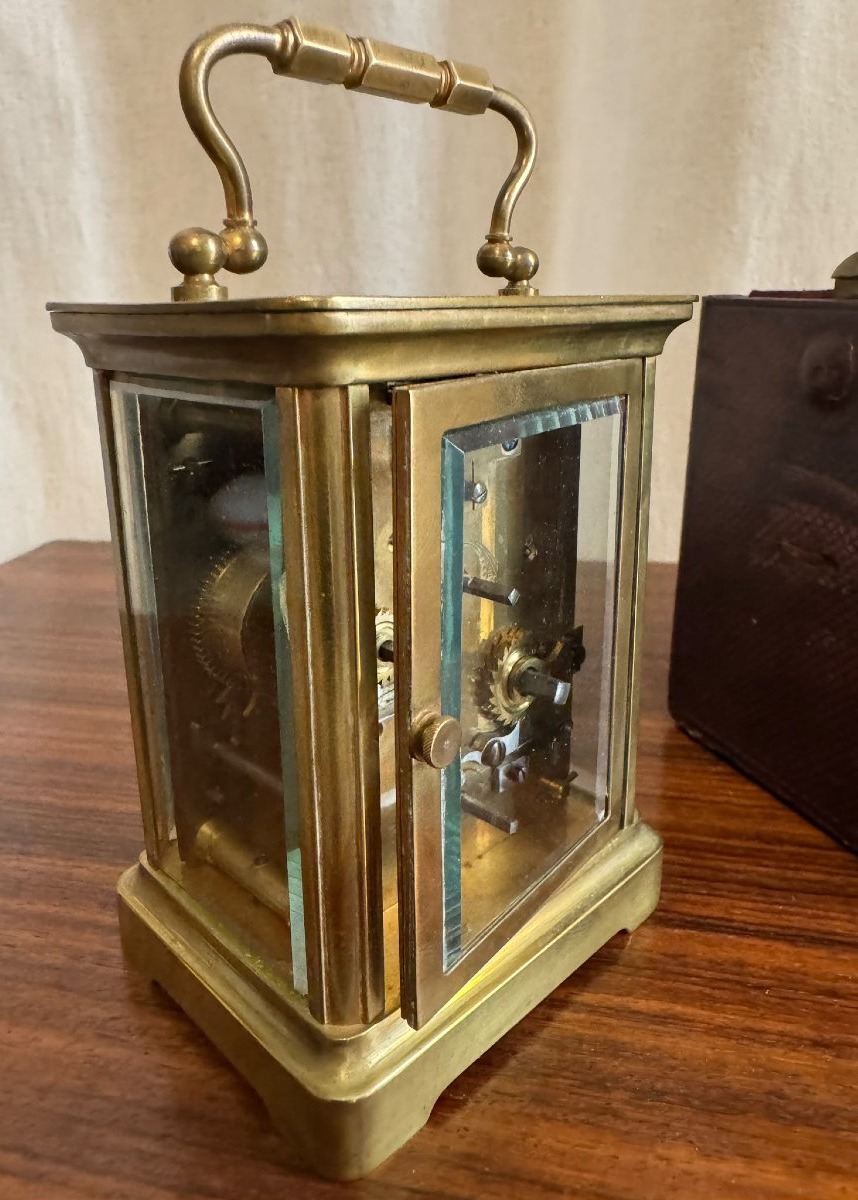 Pendule d'officier dans son écrin-photo-2