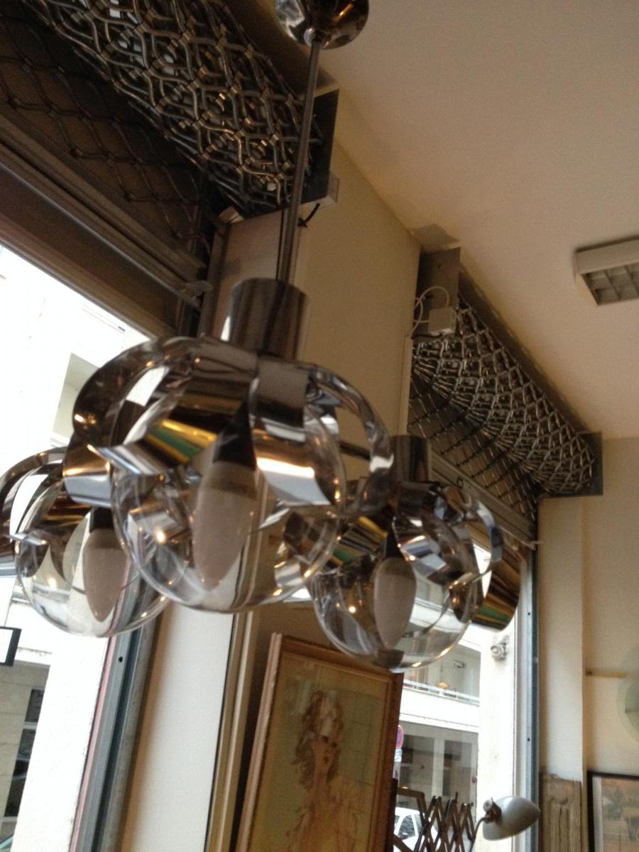 Chandelier Year 70 Chrome-photo-1