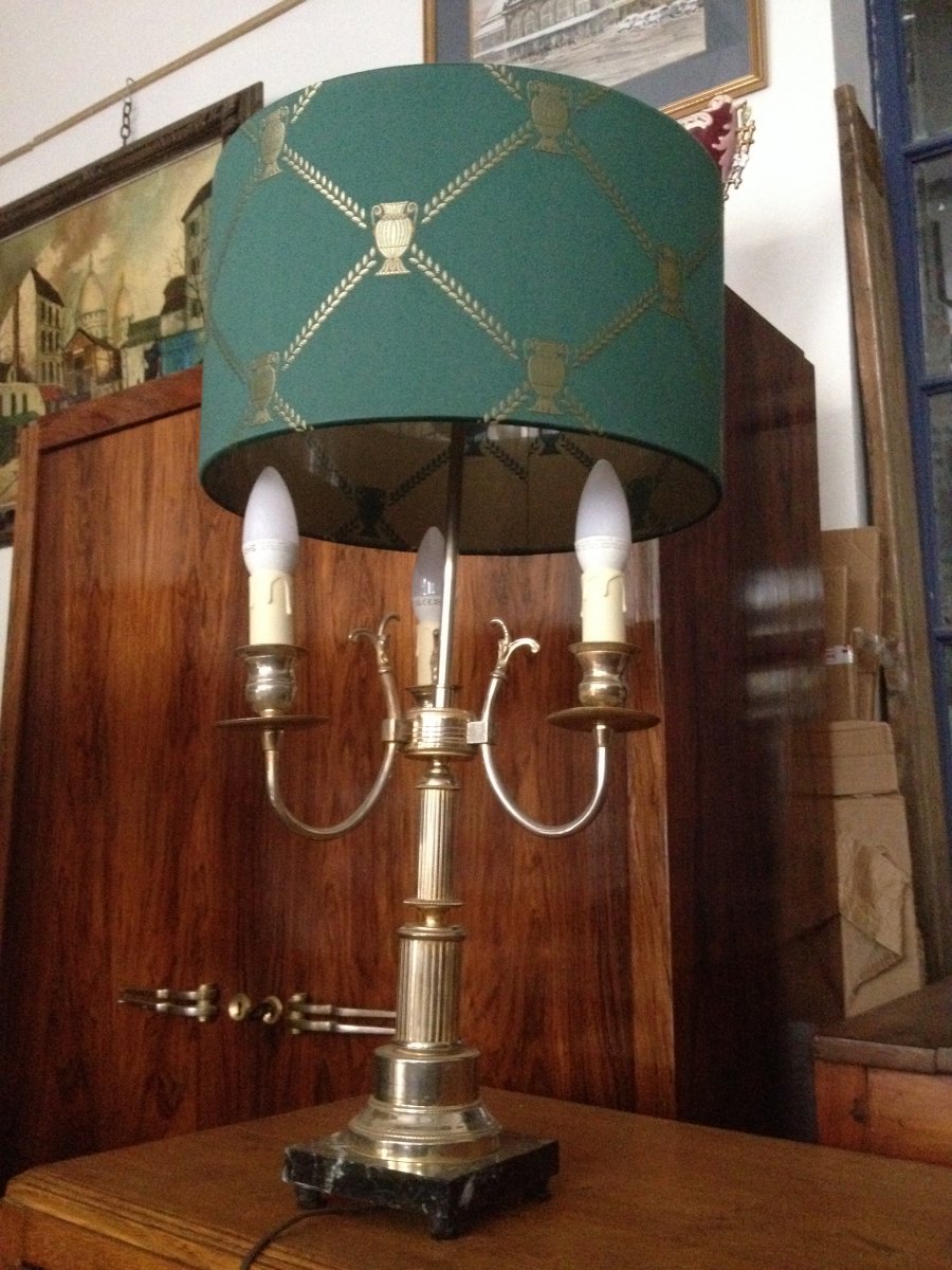 Bronze Hot Water Bottle Lamp-photo-4