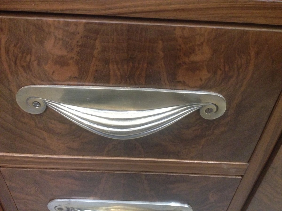 Art Deco Walnut Buffet-photo-3