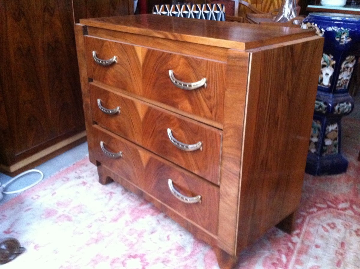 Small Art Deco Period Commode-photo-5