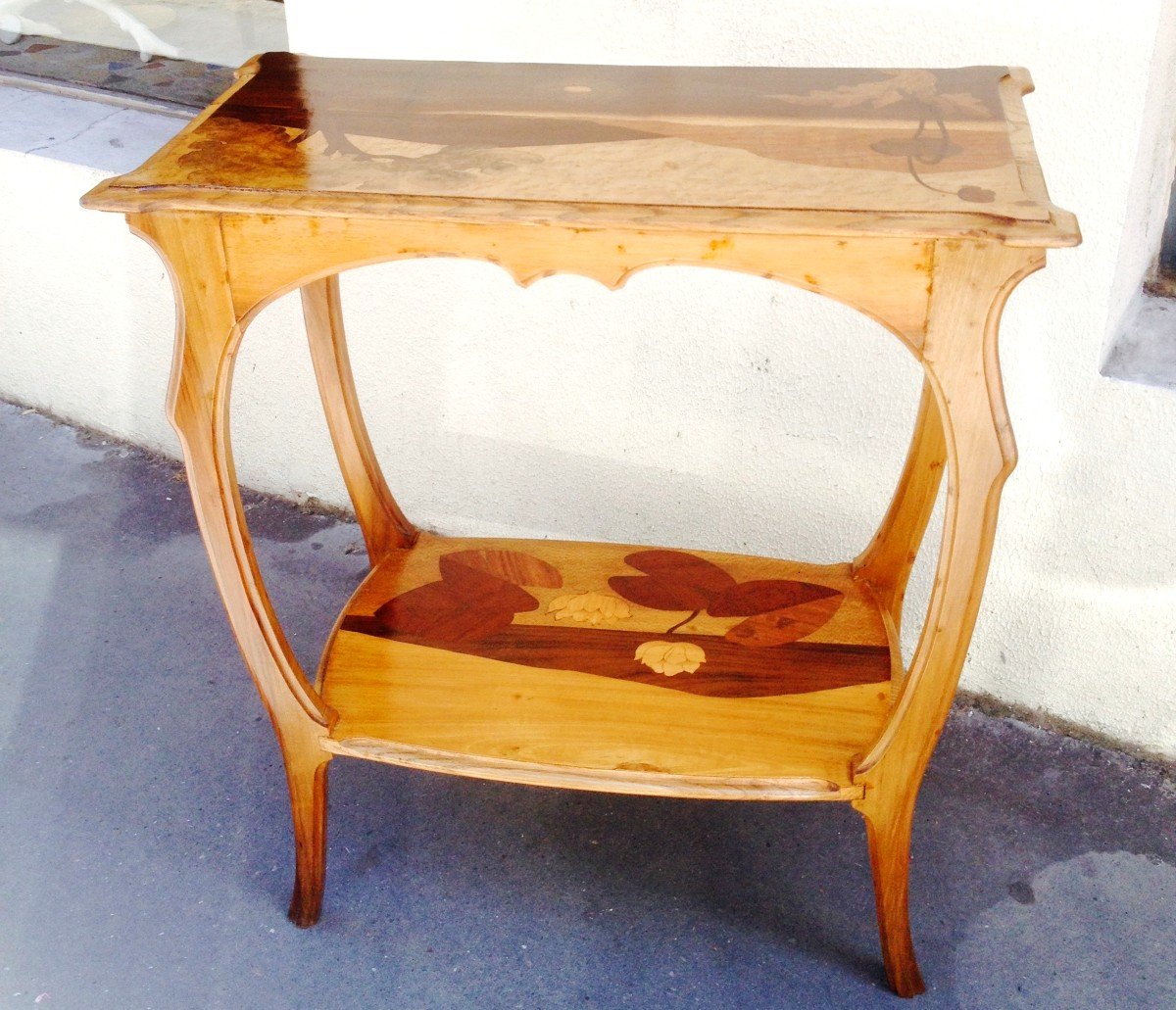 Art Nouveau Period Side Table-photo-7