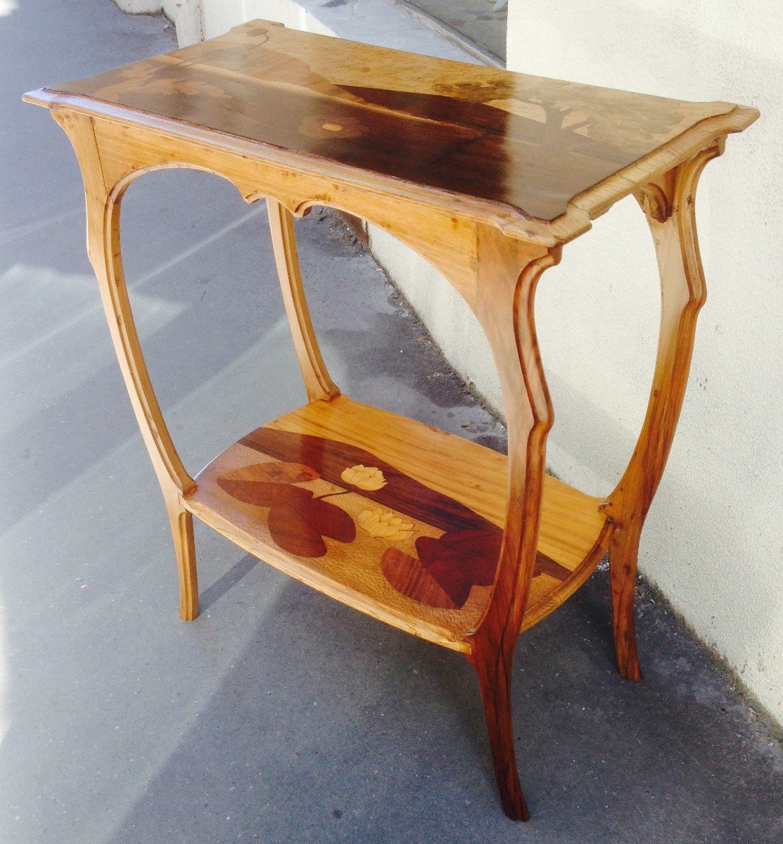Art Nouveau Period Side Table-photo-8