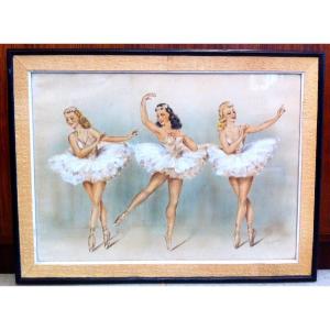 The Three Graces In Art Deco Period Tutu