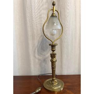 Empire Period Caryatid Lamp